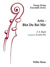 Aria Bist du Bei Mir Orchestra sheet music cover Thumbnail